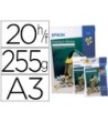PAPEL EPSON PREMIUM GLOSSY PHOTO PAPER A3 (20HOJAS) 255GR. 255 GR.