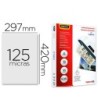 BOLSA DE PLASTIFICAR FELLOWES BRILLO DIN A3 125 MICRAS PACK DE 100 ...