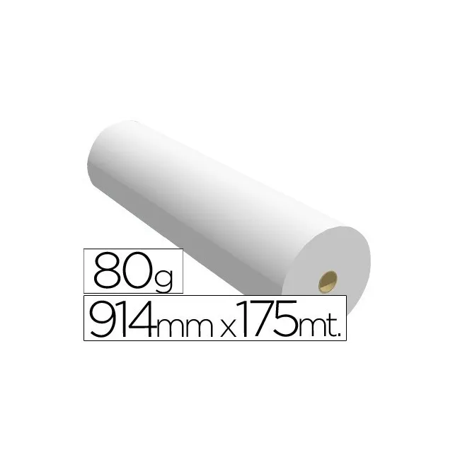 PAPEL REPROGRAFIA PARA PLOTTER 914MMX175MT 80GR