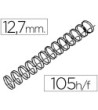 ESPIRAL WIRE 3:1 12,7 MM N.8 NEGRO CAPACIDAD 105 HOJAS CAJA DE 100 ...