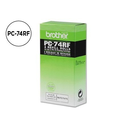 REPUESTO FAX T104/106 BROTHER DE TRANSFERENCIA TERMICA 4 BOBINAS DU...