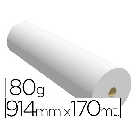 PAPEL REPROGRAFIA PPC PARA PLANOS 914X170MT 80GR