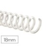 ESPIRAL PLASTICO Q-CONNECT TRANSPARENTE 32 5:1 18MM 2MM CAJA DE 100...