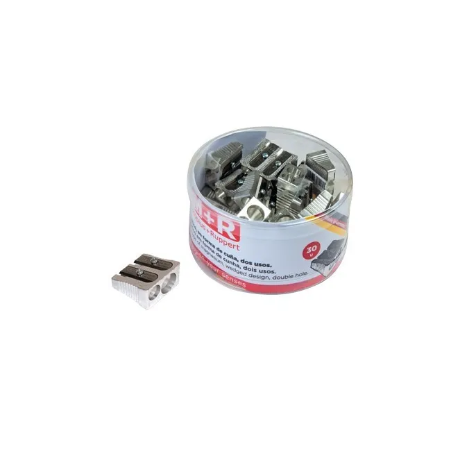SACAPUNTAS MOR 211 METALICO 2 USOS CUÑA BOTE DE 30 UNIDADES