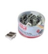 SACAPUNTAS MOR 211 METALICO 2 USOS CUÑA BOTE DE 30 UNIDADES