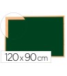 PIZARRA VERDE Q-CONNECT MARCO DE MADERA 120X90 CM SIN REPISA
