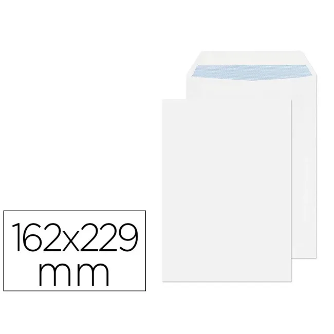 SOBRE LIDERPAPEL BOLSA N.16 BLANCO C5 162X229 MM TIRA DE SILICONA C...