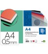 TAPA ENCUADERNACION LIDERPAPEL POLIPROPILENO A4 0.5 MM VERDE TRANSL...