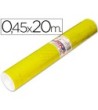 ROLLO ADHESIVO AIRONFIX UNICOLOR AMARILLO BRILLO 67007-ROLLO DE 20 MT