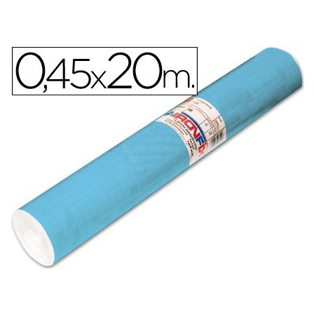 ROLLO ADHESIVO AIRONFIX UNICOLOR AZUL MATE CLARO 67013-ROLLO DE 20 MT