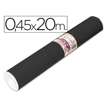 ROLLO ADHESIVO AIRONFIX UNICOLOR NEGRO MATE 67004 -ROLLO DE 20 MT