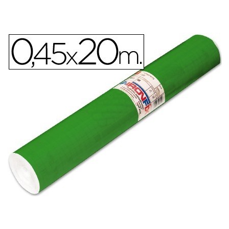ROLLO ADHESIVO AIRONFIX UNICOLOR VERDE BRILLO 67047 -ROLLO DE 20 MT