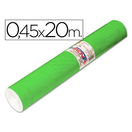 ROLLO ADHESIVO AIRONFIX UNICOLOR VERDE MEDIO 67005 -ROLLO DE 20 MT