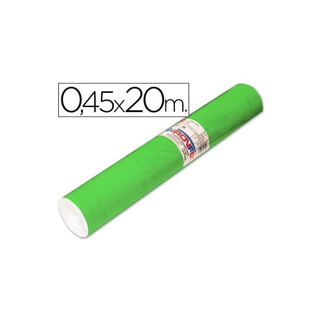 ROLLO ADHESIVO AIRONFIX UNICOLOR VERDE MEDIO 67005 -ROLLO DE 20 MT