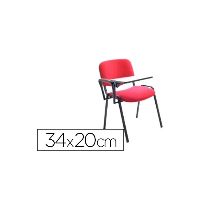 PALA ESCRITURA ROCADA DERECHA PARA SILLA CONFIDENTE PLEGABLE PVC 34...