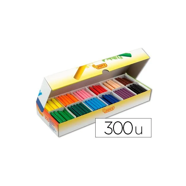 LAPICES CERA JOVICOLOR -CAJA CON 300 LAPICES SURTIDOS