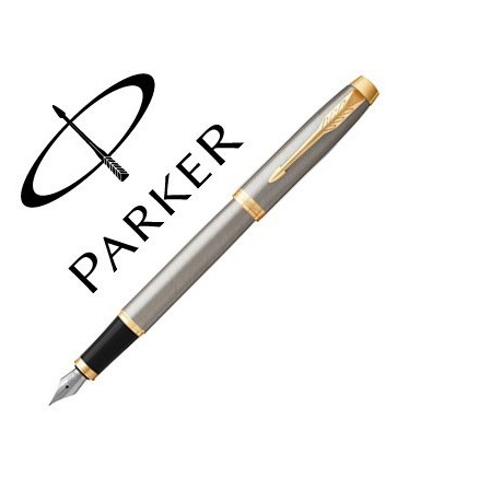 PLUMA PARKER IM METAL CEPILLADO GT