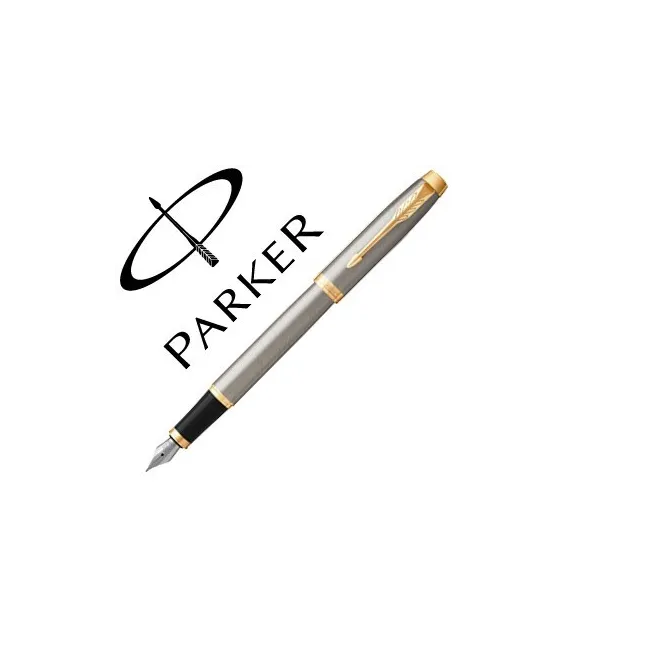 PLUMA PARKER IM METAL CEPILLADO GT
