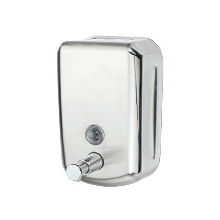 DISPENSADOR MANUAL Q-CONNECT DE JABON 800 ML ACERO INOXIDABLE 178X1...