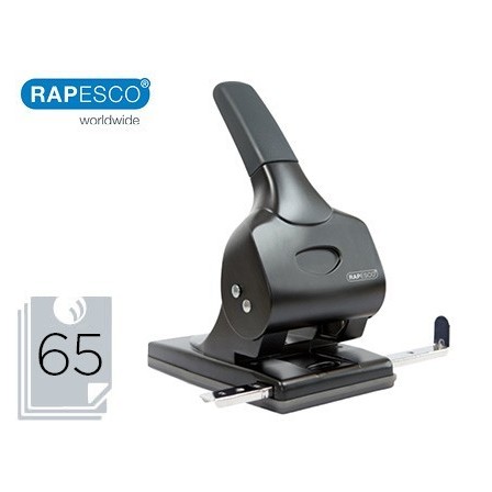 TALADRADOR RAPESCO ALU 65 NEGRO 2 TALADROS GRAN CAPACIDAD 65 HOJAS