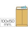 SOBRE LIDERPAPEL BOLSA N.0 CREMA SALARIOS 100X150MM ENGOMADO CAJA D...