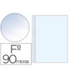 FUNDA MULTITALADRO SARO FOLIO 90 MC PVC CRISTAL CAJA DE 100 UNIDADES