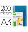 TAPA DE ENCUADERNACION Q-CONNECT PVC DIN A3 INCOLORA 200 MC CAJA DE...