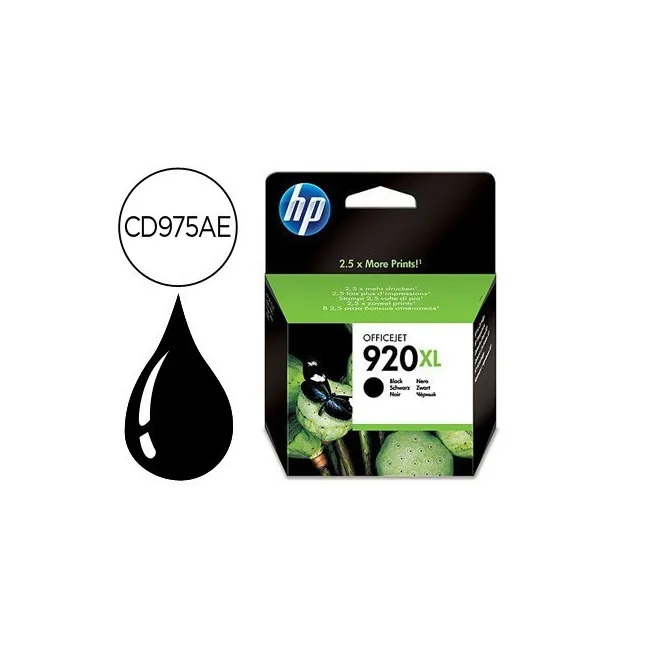 INK-JET HP 920XL NEGRO 1200PAG OFFICEJET/920/6500