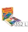 LAPICES CERA PLASTIDECOR CAJA DE 352 COLORES