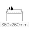 SOBRE LIDERPAPEL N.16 BLANCO FOLIO ESPECIAL 260X360MM ENGOMADO CAJA...