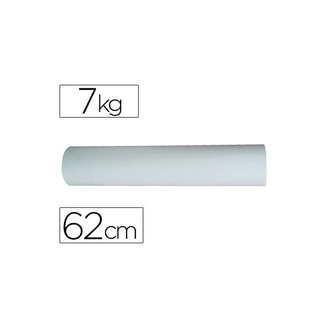 PAPEL BLANCO BOBINA DE 62 CM 7 KG