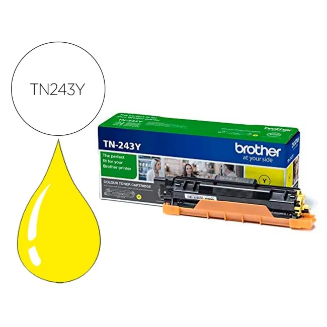 TONER BROTHER TN243Y DCP-L3510CDW / HL- L3270CDW / MFC-L3710CW AMAR...
