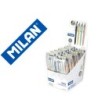 BOLIGRAFO MILAN P1 SILVER RETRACTIL 1 MM ESTUCHE DE 4 UNIDADES COLO...