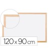 PIZARRA BLANCA Q-CONNECT MELAMINA MARCO DE MADERA 120X90 CM