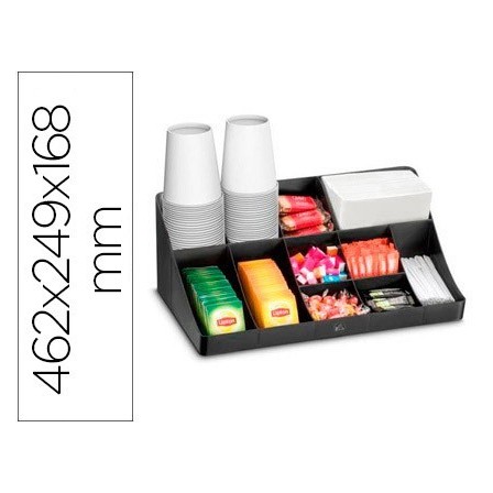 BANDEJA ORGANIZADORA CEP CON 11 COMPARTIMENTOS POLIESTIRENO COLOR N...