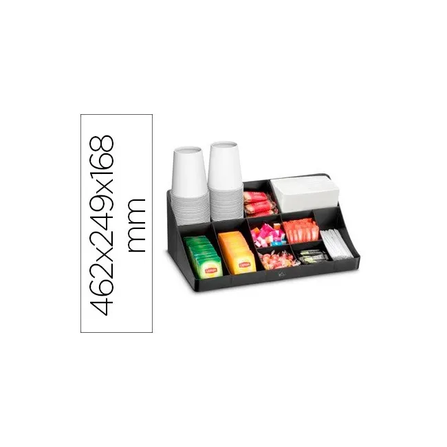 BANDEJA ORGANIZADORA CEP CON 11 COMPARTIMENTOS POLIESTIRENO COLOR N...