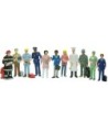 JUEGO MINILAND FIGURAS OFICIOS Y PROFESIONES CAJA DE 11 UNIDADES