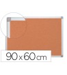 PIZARRA CORCHO Q-CONNECT MARCO DE ALUMINIO 90X60 CM