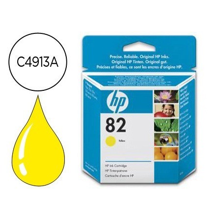 INK-JET HP DESIGNJET 500/800 P RINTER SERIES N.82 AMARILLO