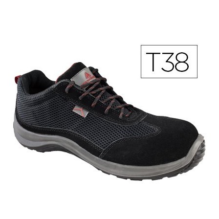 ZAPATOS DE SEGURIDAD DELTAPLUS ASTI PIEL DE SERRAJE AFELPADO SUELA ...
