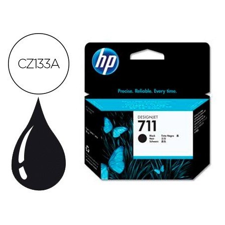 INK-JET HP N. 711 DESIGNJET T120 / T520 NEGRO 80 ML