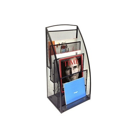 REVISTERO CEP METALICO REJILLA NEGRO 25X35X60 CM