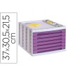 FICHERO CAJONES DE SOBREMESA Q-CONNECT 37X30,5X21,5 CM BANDEJA ORGA...