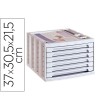 FICHERO CAJONES DE SOBREMESA Q-CONNECT 37X30,5X21,5 CM BANDEJA ORGA...