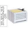 FICHERO CAJONES DE SOBREMESA Q-CONNECT 37X30,5X21,5 CM BANDEJA ORGA...
