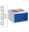 FICHERO CAJONES DE SOBREMESA Q-CONNECT 37X30,5X21,5 CM BANDEJA ORGA...