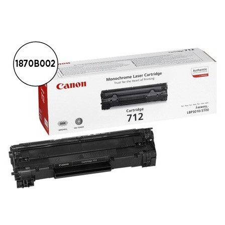 TONER CANON CRG712 NEGRO LASER LBP3010/3100