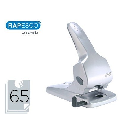 TALADRADOR RAPESCO ZERO 65 PLATA 2 TALADROS GRAN CAPACIDAD 65 HOJAS