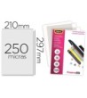 BOLSA DE PLASTIFICAR FELLOWES BRILLO DIN A4 250 MICRAS PACK DE 100 ...