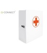 BOTIQUIN Q-CONNECT METALICO 4 COMPARTIMENTOS VACIO PRIMEROS AUXILIO...